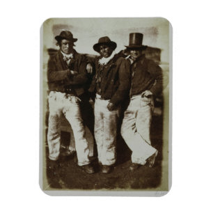 Fishermen Ashore, c.1843-47 (print van zoutpapier  Magneet
