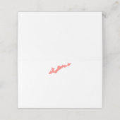 Fishers Island Logo Place Cards - Roze (Buitenkant ongevouwen)