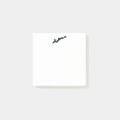 Fishers Island Logo Post-ITS - Blauw Post-it® Notes (Voorkant)
