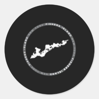 Fishers Island, New York Ronde Sticker