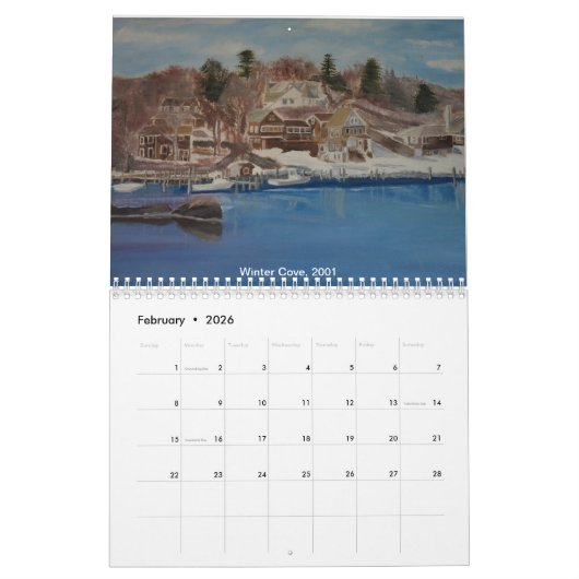 Fishers Island, NY Calendrier 2024 (Feb 2026)
