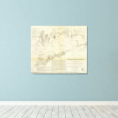 Fisher's Island Sound Canvas Afdruk (Insitu (Houten vloer))