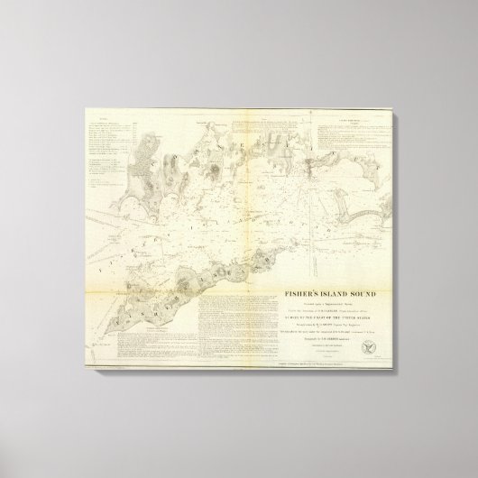 Fisher's Island Sound Canvas Afdruk (Voorkant)