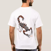 Fishfry conçoit le T-shirt unisexe de scorpion (Dos)