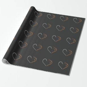 Fishhaak Elk Antler Heart Hunting Love Cadeaupapier