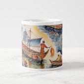 Fishherman's Batik Dream, Java Batik Specialty Mug (Devant)