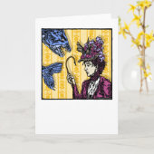 Fishhook - Blank Inside Pop Goth Nightmare  Kaart (Gele Bloem)