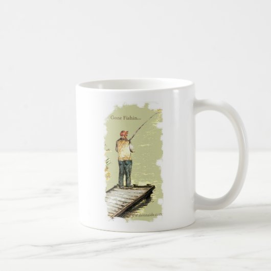 fishin allé… Tasse de café (Droite)