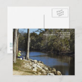 Fishin' on the River Carte postale (Devant / Derrière)