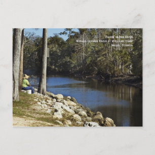 Fishin' on the River Carte postale