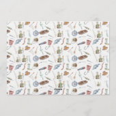 Fishing 1st Birthday Invitation | O-Fish-Ally One  (Dos)