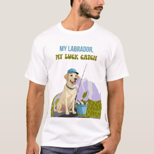 Fishing Buddy – Labrador Retriever Editie T-shirt