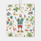 Fishing Christmas Themed Keramisch Ornament (Links)