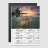 Fishing Fridge Calendar 2026, Carp / Fish (Voorkant / Achterkant)