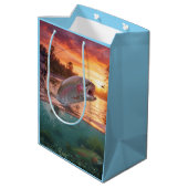 Fishing Gift Back, Rainbow Trout / Fish Medium Cadeauzakje (Achterkant Gekanteld)