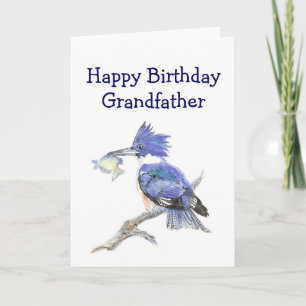 Fishing Grandfather Birthday Humor The Kingfisher Kaart