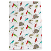 Fishing Hats and Lures with Bubbles Medium Cadeauzakje (Achterkant)