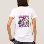 Fishing Queen Women T-Shirt  (Dos)
