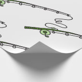 Fishing Rod Cadeaupapier (Hoek)