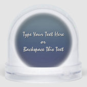 Fishing Snow Globe Custom Coho Salmon Snow Globe (Arrière)