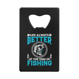 Fishing Theme Bottle Opener Kredietkaart Flessenopener