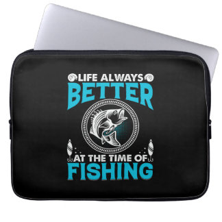 Fishing Theme Laptop Sleeve
