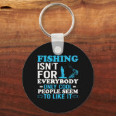 Fishing Theme  Sleutelhanger (Achterkant)