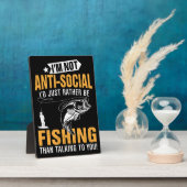 Fishing themed fotoplaat (Zijkant)