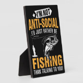 Fishing themed fotoplaat (Zijkant)