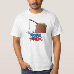 Fishing Thinking Funny Vist T-shirt