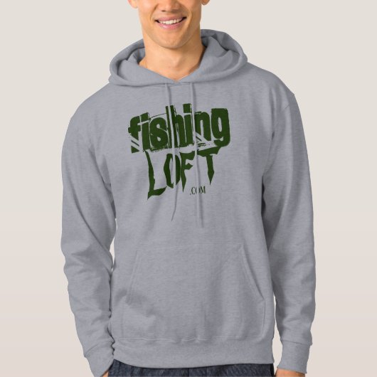 FishingLoft.com Brand Vist Logo-heide Sweater (Voorkant)