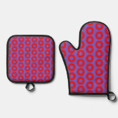 Fishman Donut Oven Mitt & Pot Holder Set (Voorkant)