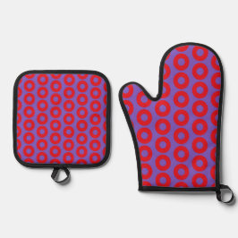 Fishman Donut Oven Mitt & Pot Holder Set