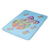 Fishy Blue Badmat (Gekanteld)