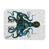 Fishy Blue Octopus Magneet (Horizontaal)