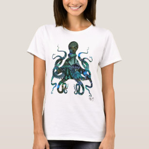 Fishy Blue Octopus T-shirt