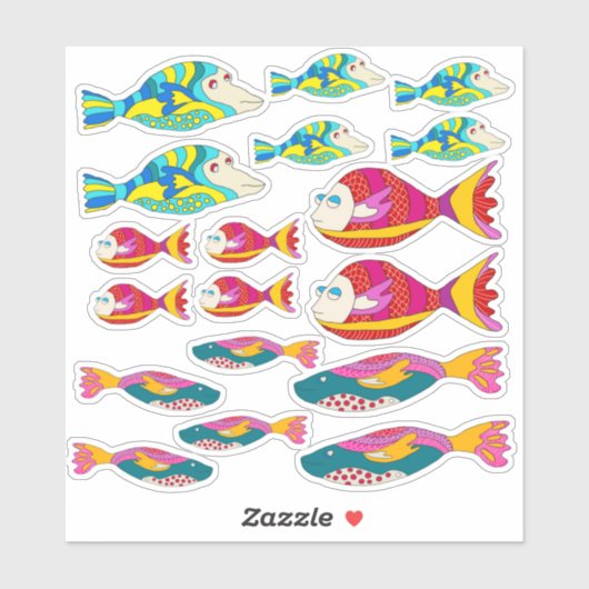 FISHY Decals! Sticker (Vel)