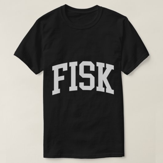 Fisk Athletic Arch College University Alumni T-shirt (Design voorkant)
