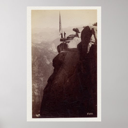 Fiske Glacier Pt. Yosemite 1870 Poster (Voorkant)