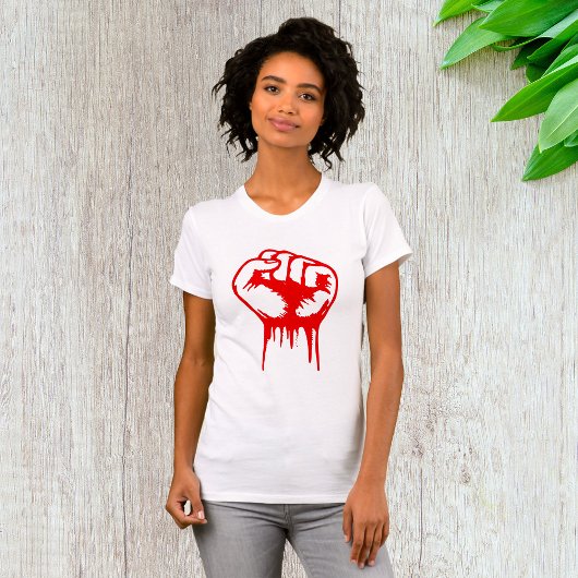 Fist Womens T-Shirt