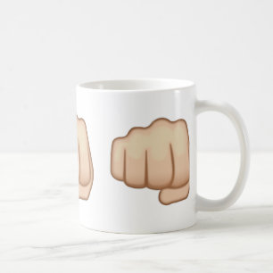 Fisted Hand Sign Emoji Koffiemok