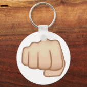 Fisted Hand Sign Emoji Sleutelhanger (Voorkant)
