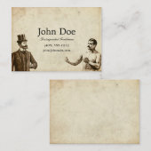 Fisticuffs Calling Card Contactkaartje (Voorkant / Achterkant)