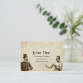 Fisticuffs Calling Card Contactkaartje (Staand voorkant)