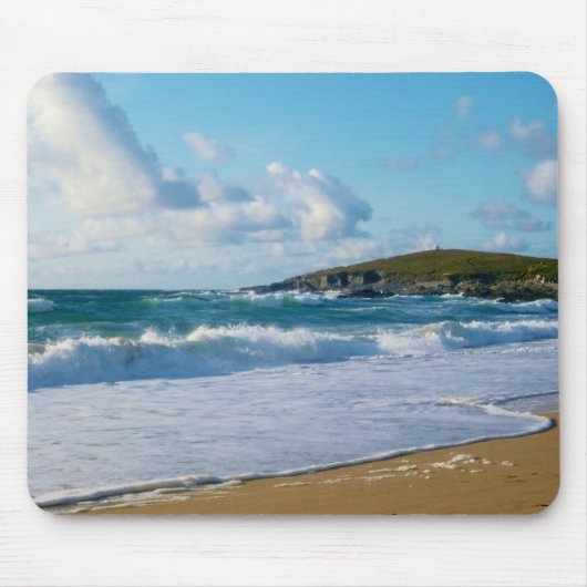 Fistral Beach Newquay Cornwall England Muismat (Voorkant)