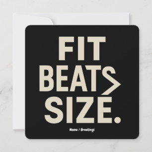 Fit Beats Maat Motiverende Fitness, Gym Levensstij Kaart