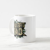 Fit Father Explosive Dark Camouflage Crossfit Mok (Voorkant links)