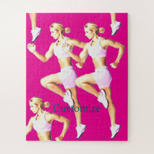 Fit vrouwelijke bokser Thunder_Cove Legpuzzel