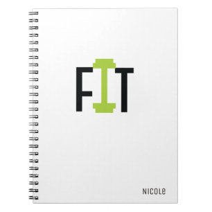 FIT Workout Fitness Aangepast Persoonlijk Journaal Notitieboek