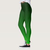 Fit Zwart Groen Ombré Leggings (Links)